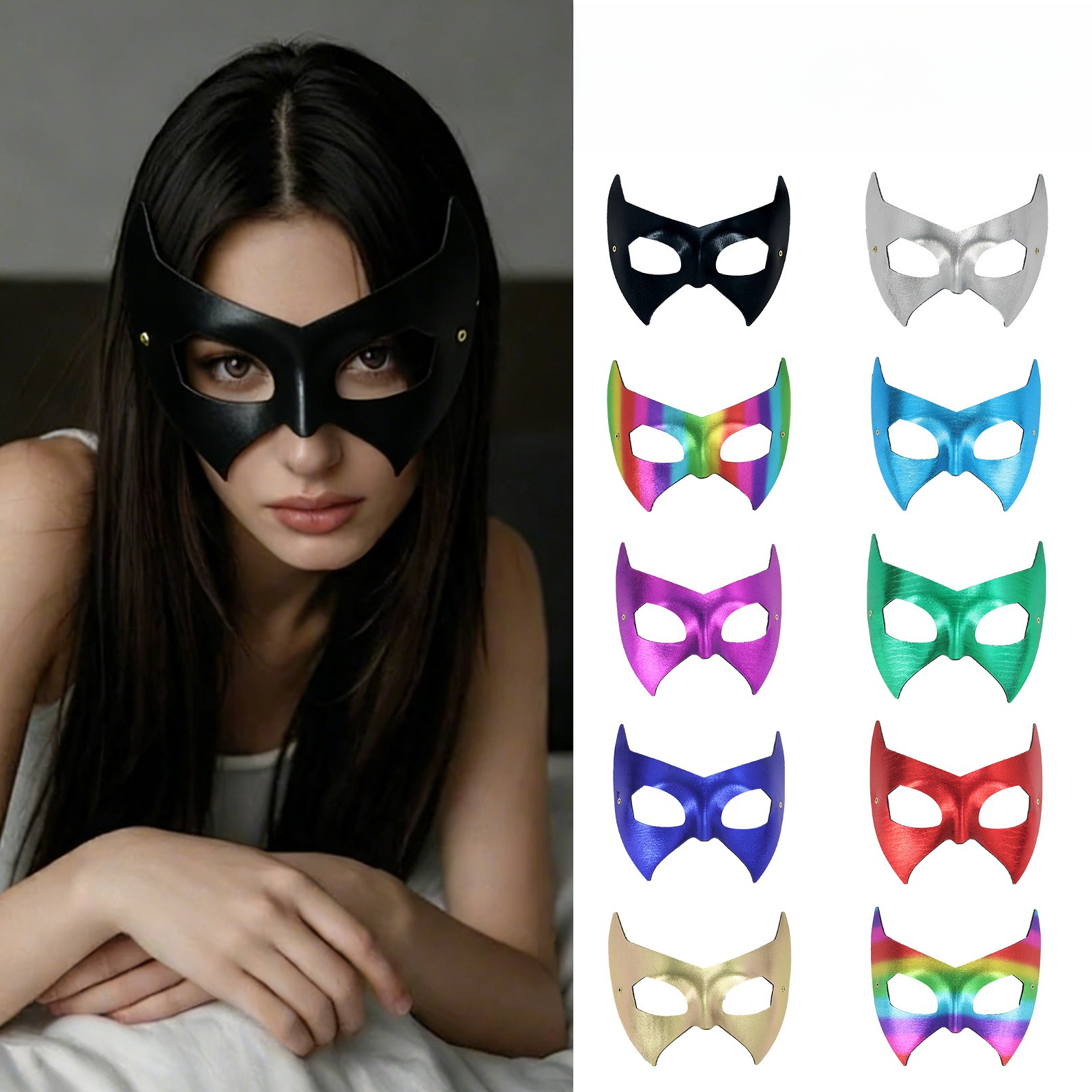 Respirator Half Face - Kamen Ball Party Half Face Glitter