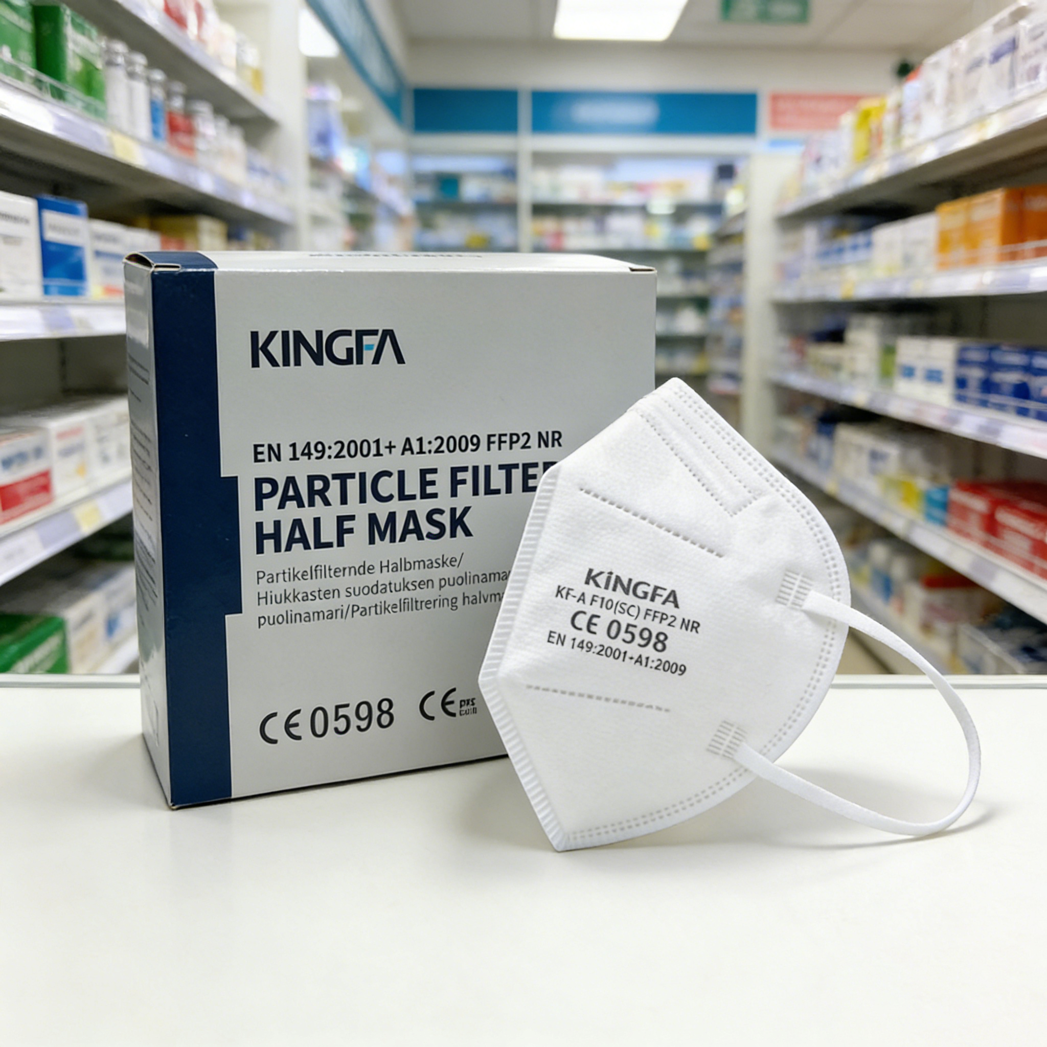 Disposable Surgical Mask - 10-100Pcs 5Layer FFP2 Face Mask KN95