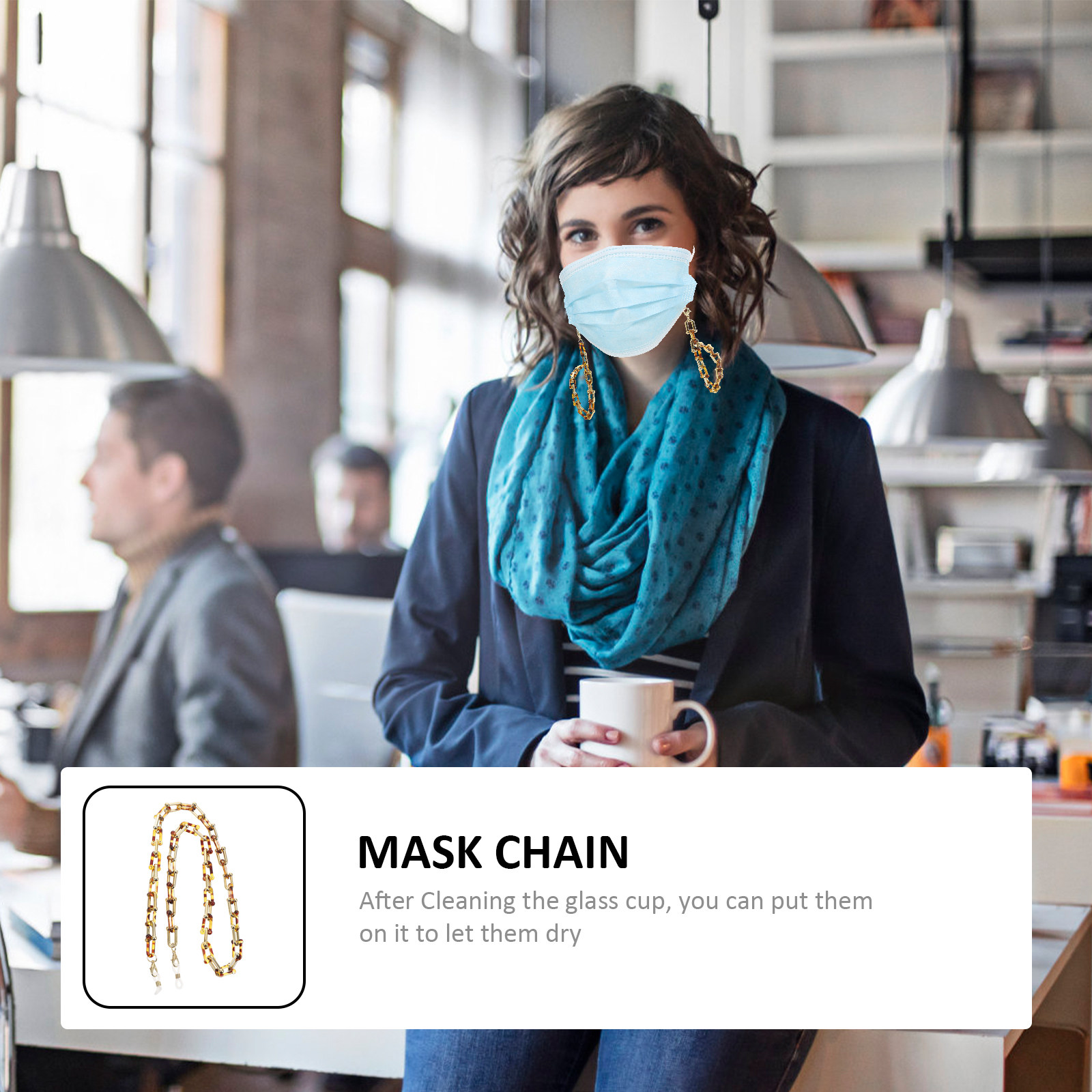Premium Horsehoof Resin Mask C - مراجعة Mask Chain Holder وسعره