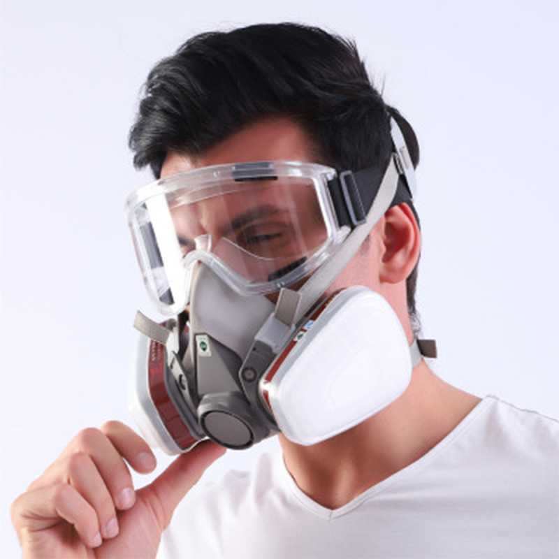 6200 Half Face Dust Gas Mask R - مراجعة Dust Mask Construction وسعره