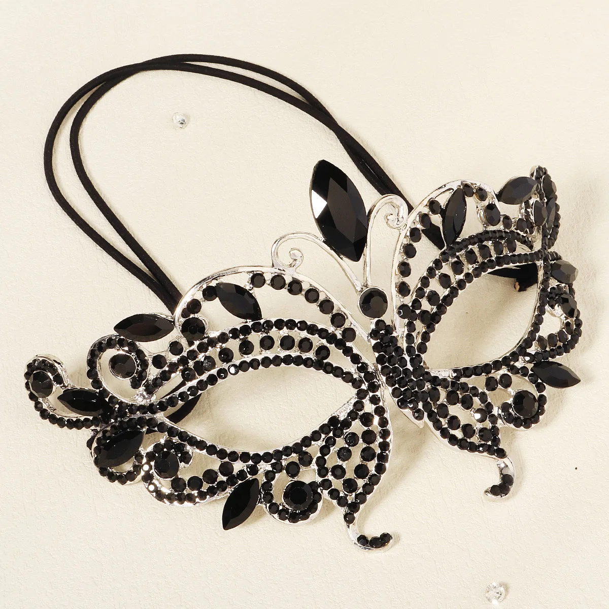 1pc Sexy Women Queen Glitter R - مراجعة Respirator Half Face وسعره