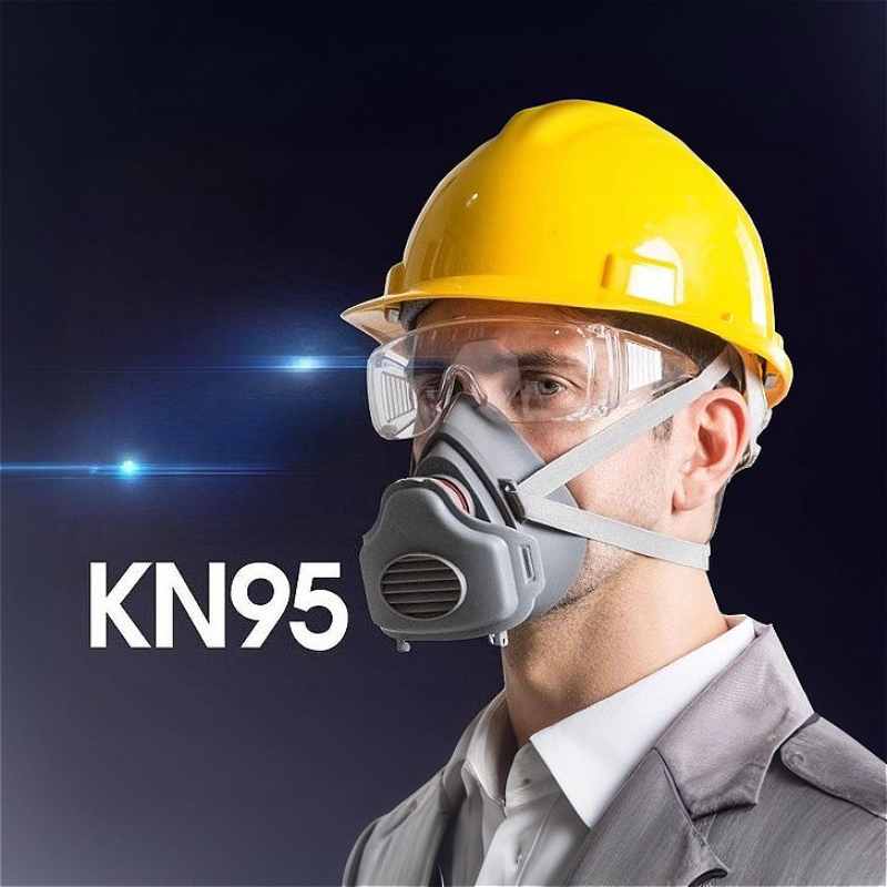 Half Face Dust Mask Dust Respi - مراجعة Kn95 Respirator Mask وسعره