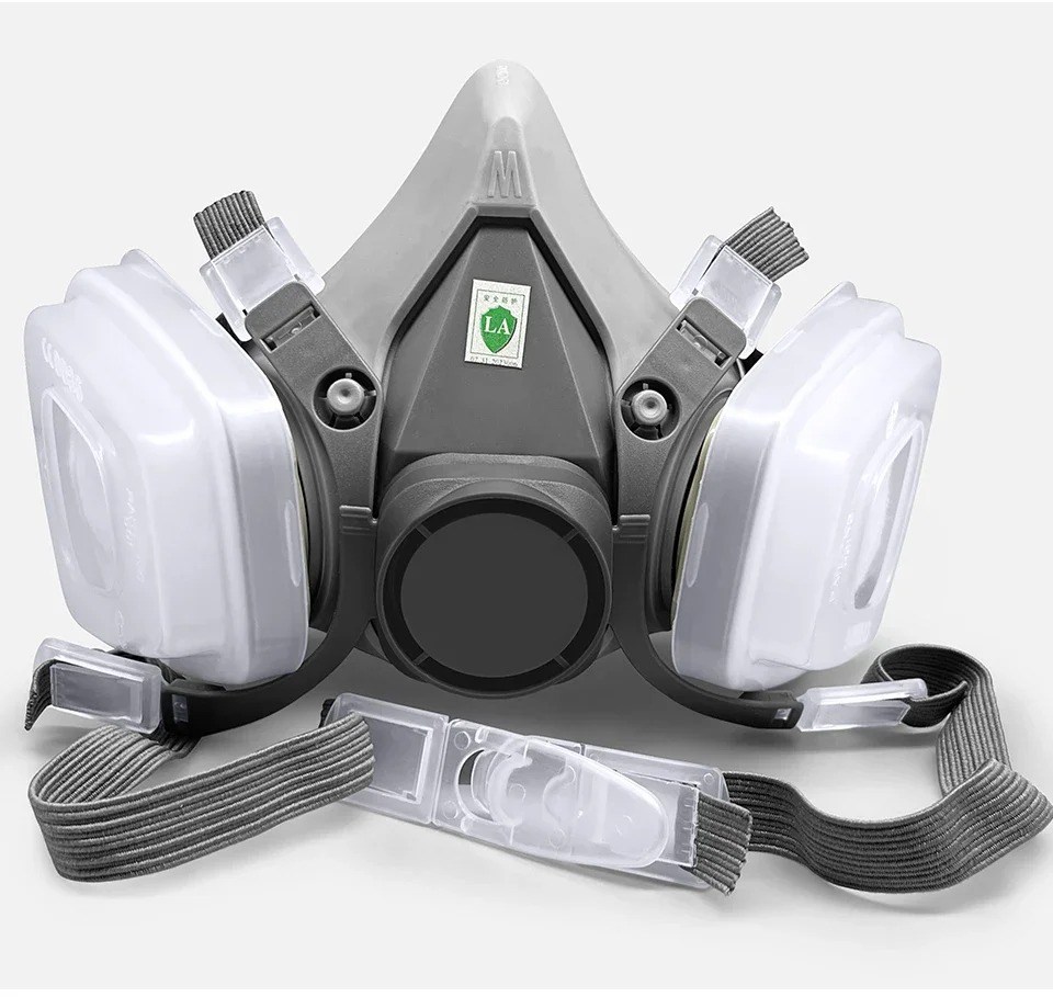 6200 Dust Mask Half Face With  - مراجعة Dust Mask Construction وسعره