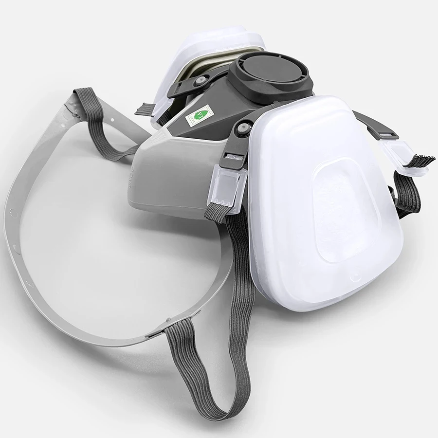 6200 Dust Mask Half Face With  - مراجعة Dust Mask Construction وسعره