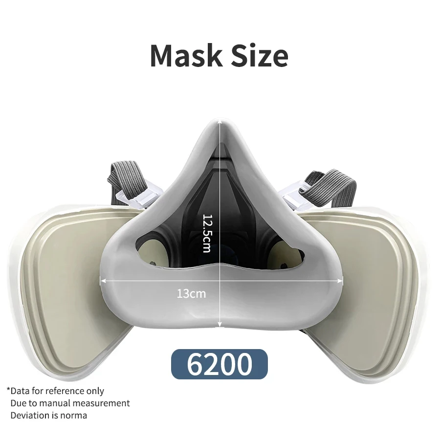 6200 Dust Mask Half Face With  - مراجعة Dust Mask Construction وسعره