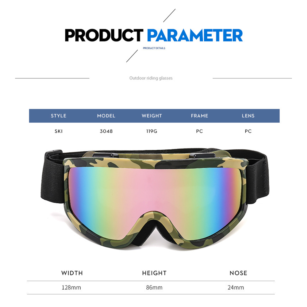 Anti-Fog Ski Goggles Motorcycl - مراجعة Anti Pollution Mask وسعره