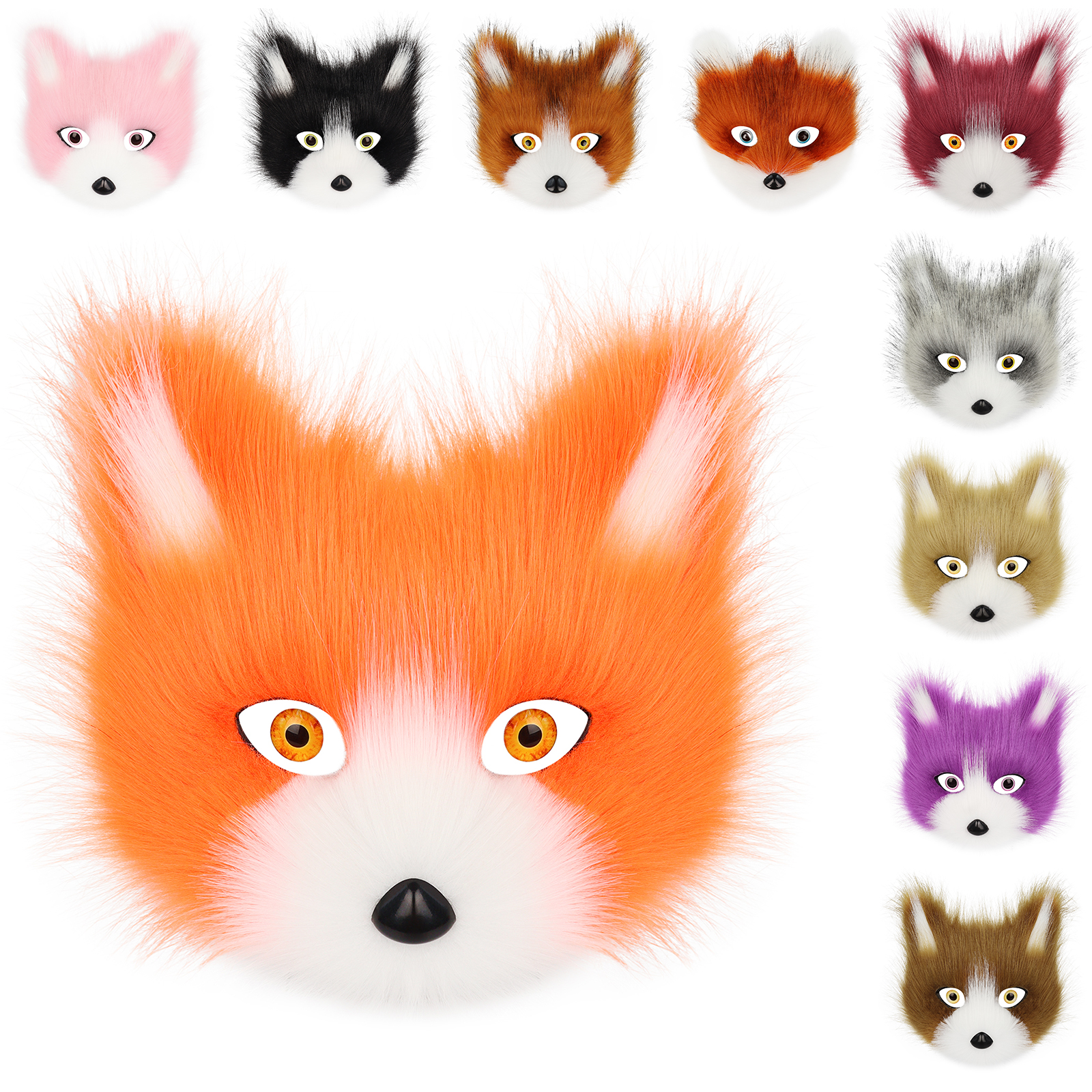 Plush Animal Fox Wolf Mask Plu - مراجعة Respirator Half Face وسعره