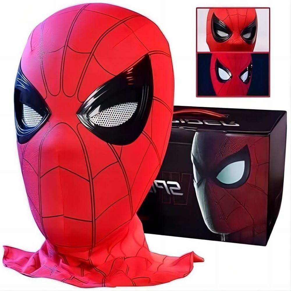 Movie Spidey Mask Eyes Glowing - مراجعة Kids Face Mask وسعره