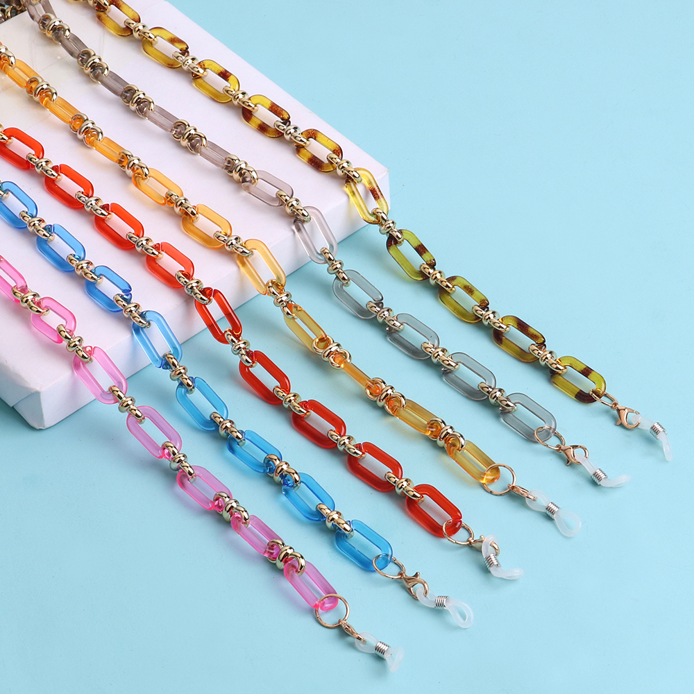 Colorful Transparent Link Acry - مراجعة Mask Chain Holder وسعره