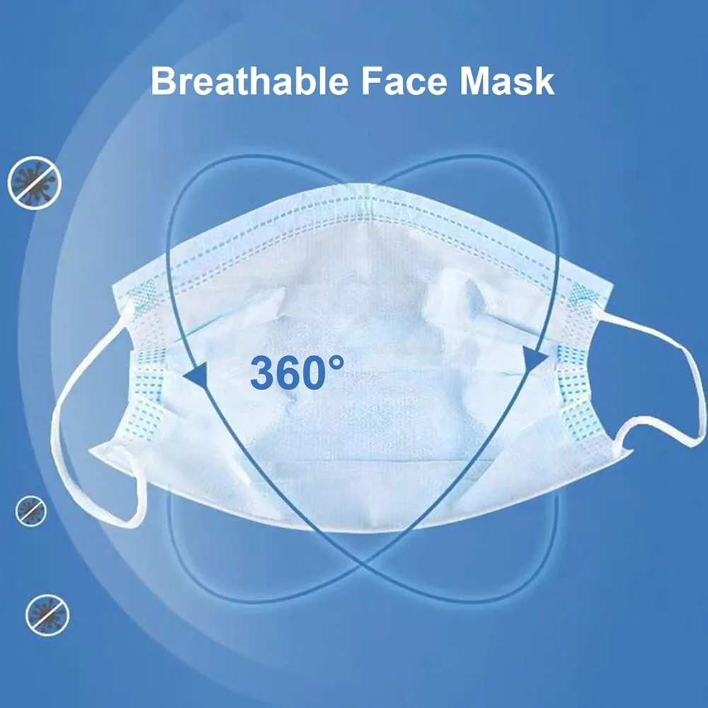 100/200pcs Nipah Virus Persona - مراجعة Disposable Surgical Mask وسعره