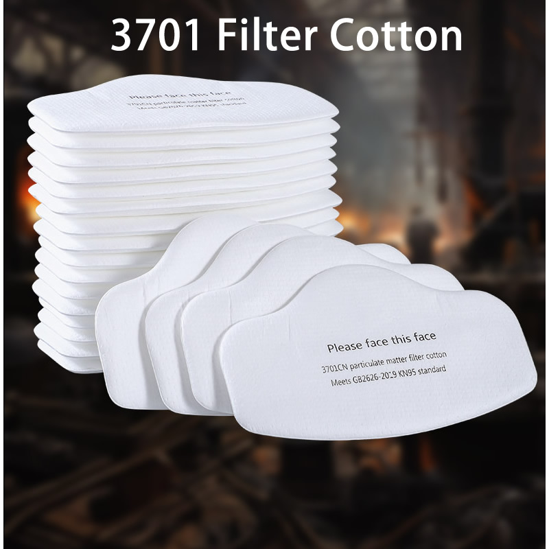 10/20pcs 3701 Filter Cotton Re - مراجعة Kn95 Respirator Mask وسعره