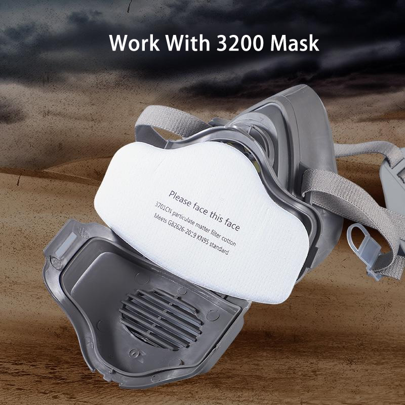 10/20pcs 3701 Filter Cotton Re - مراجعة Kn95 Respirator Mask وسعره