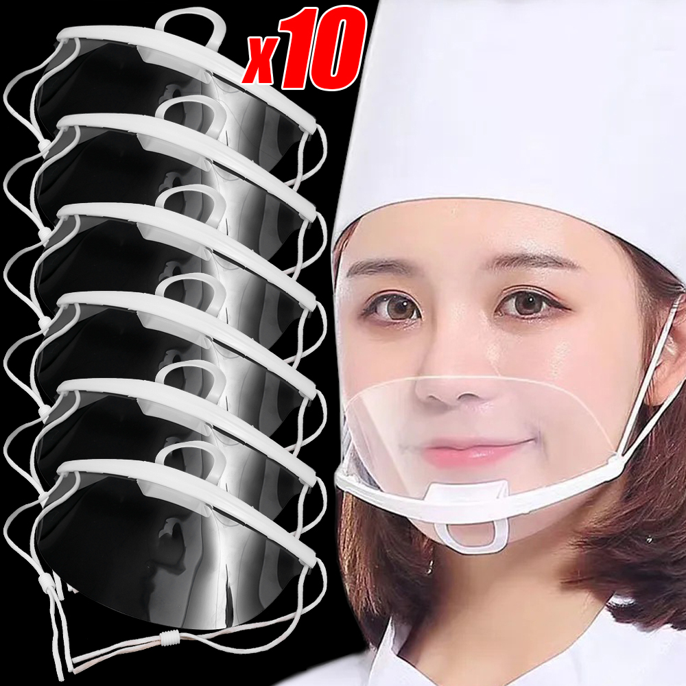 10/5/1x Plastic Clear Mask Shi - مراجعة Anti Pollution Mask وسعره