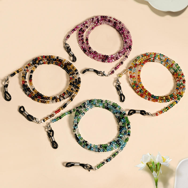 Crystal Glasses Chain For Wome - مراجعة Mask Chain Holder وسعره
