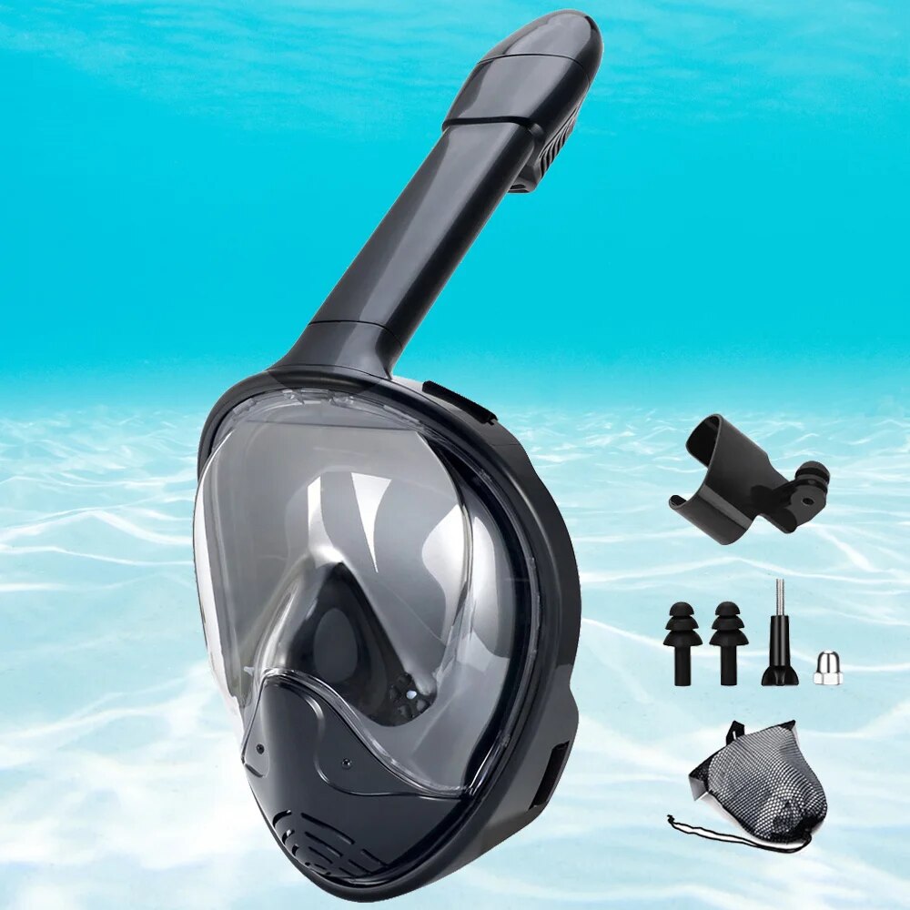 Underwater Snorkeling Full Fac - مراجعة Anti Pollution Mask وسعره