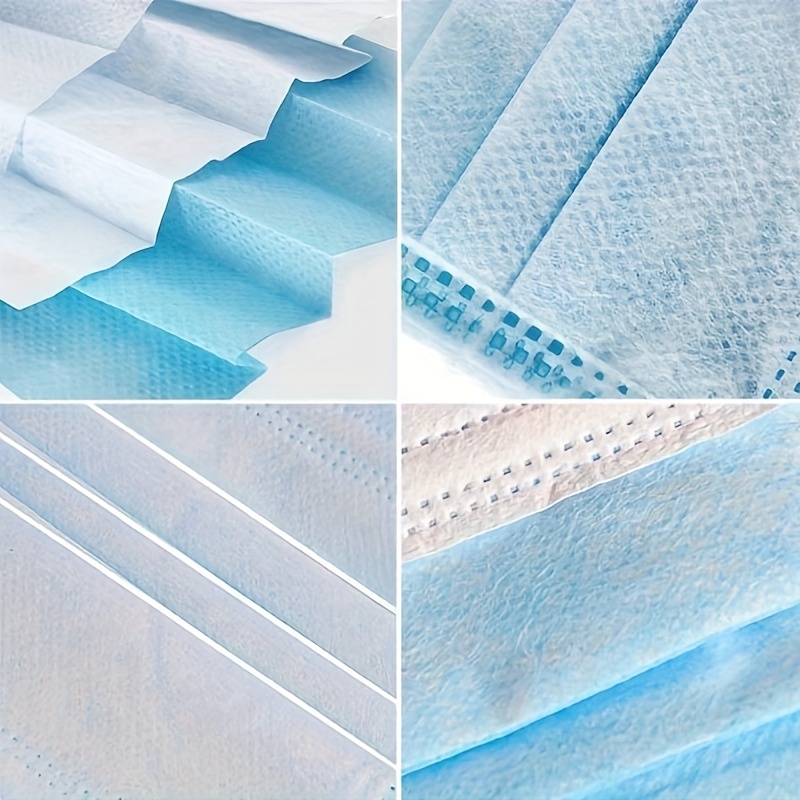 200Pcs Thickened Blue Disposab - مراجعة Disposable Mask Blue وسعره
