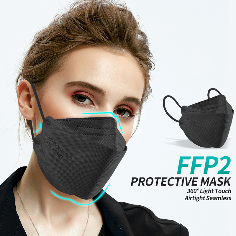 10-200pcs ffp2 mascarillas CE  - مراجعة Anti Pollution Mask وسعره