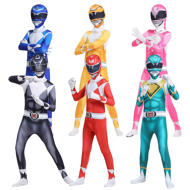 Cosplay Mighty Morphin Power A - مراجعة Kids Face Mask وسعره