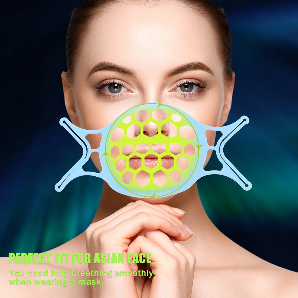 4Pcs Soft Flexible Silicone Ma - مراجعة Silicone Mask Bracket وسعره