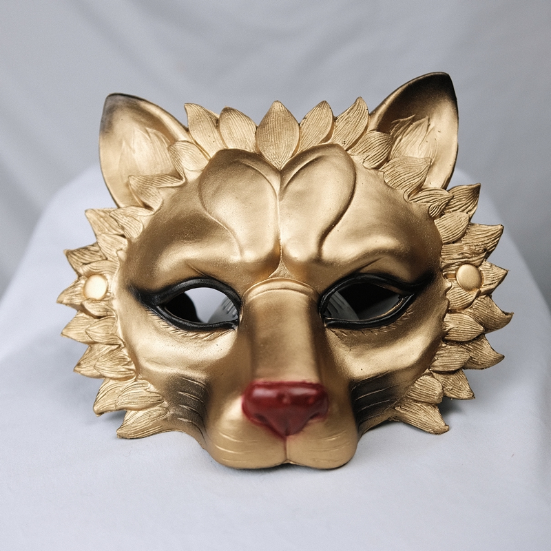 Cosplay Lion Mask PU Half Face - مراجعة Respirator Half Face وسعره