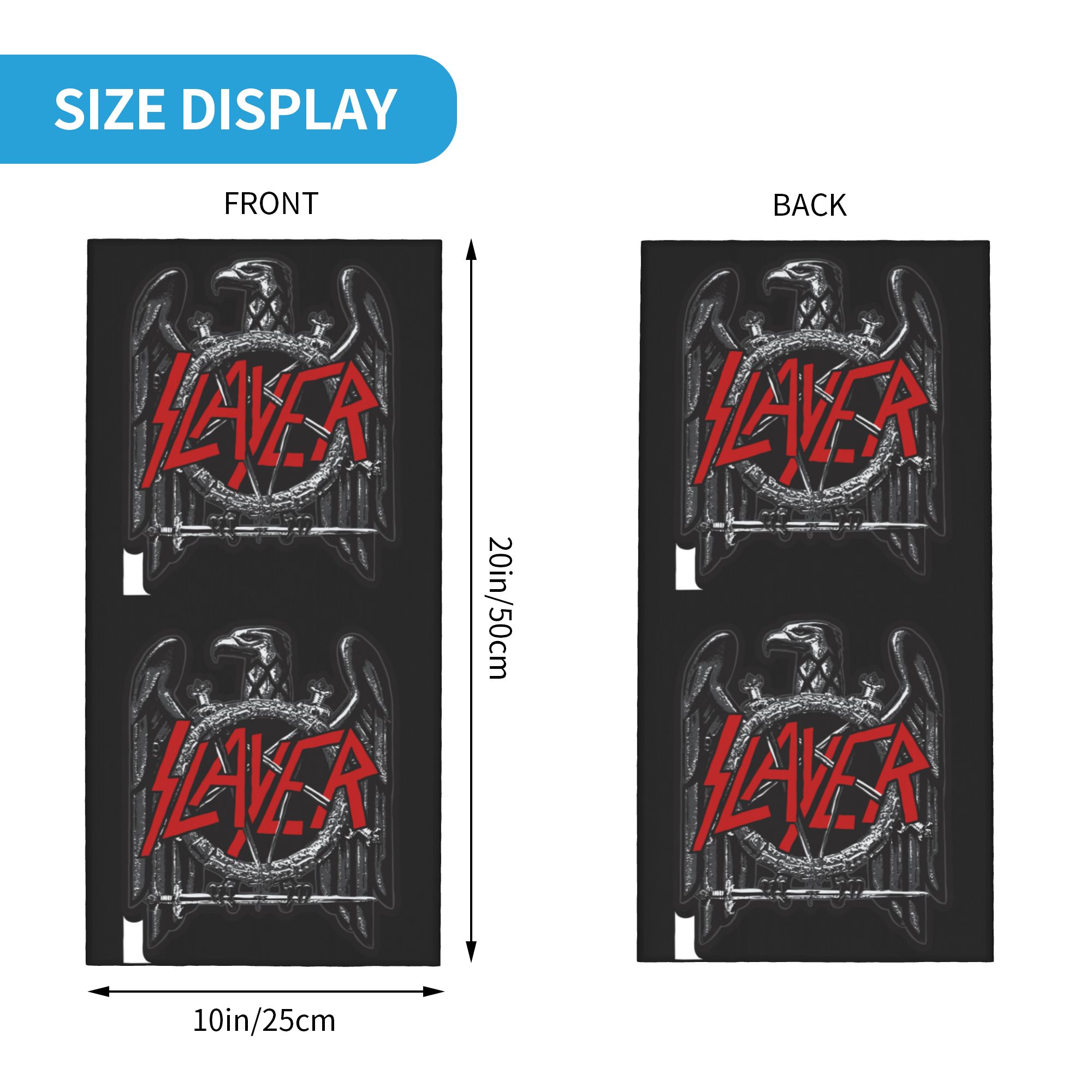 Custom Slayers Logo Bandana Ne - مراجعة Neck Gaiter Face Cover وسعره