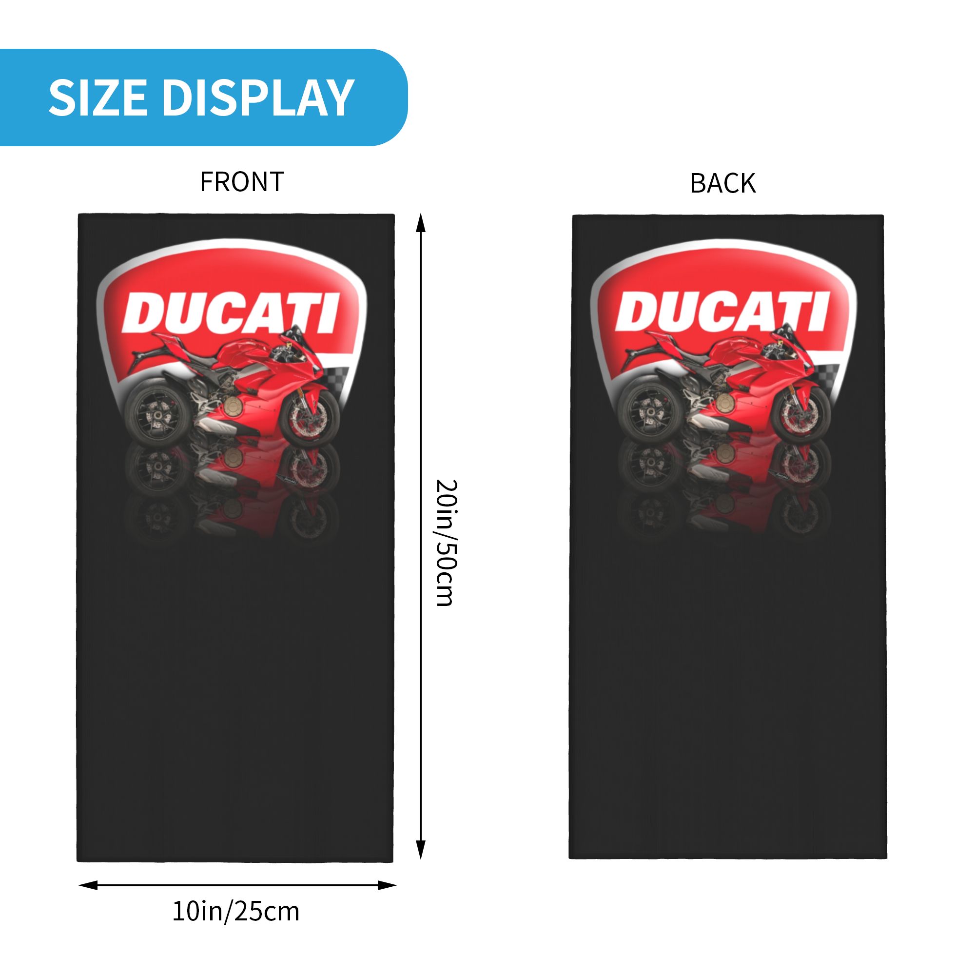 Custom Speed Ducatis Racing Ba - مراجعة Neck Gaiter Face Cover وسعره