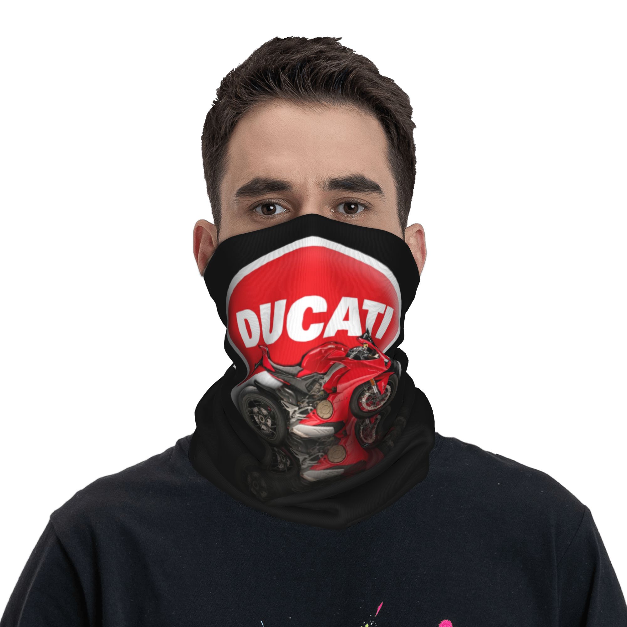 Custom Speed Ducatis Racing Ba - مراجعة Neck Gaiter Face Cover وسعره