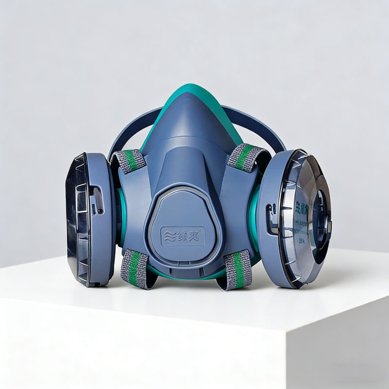 Dual Filter Silicone Half Face - مراجعة Kn95 Respirator Mask وسعره