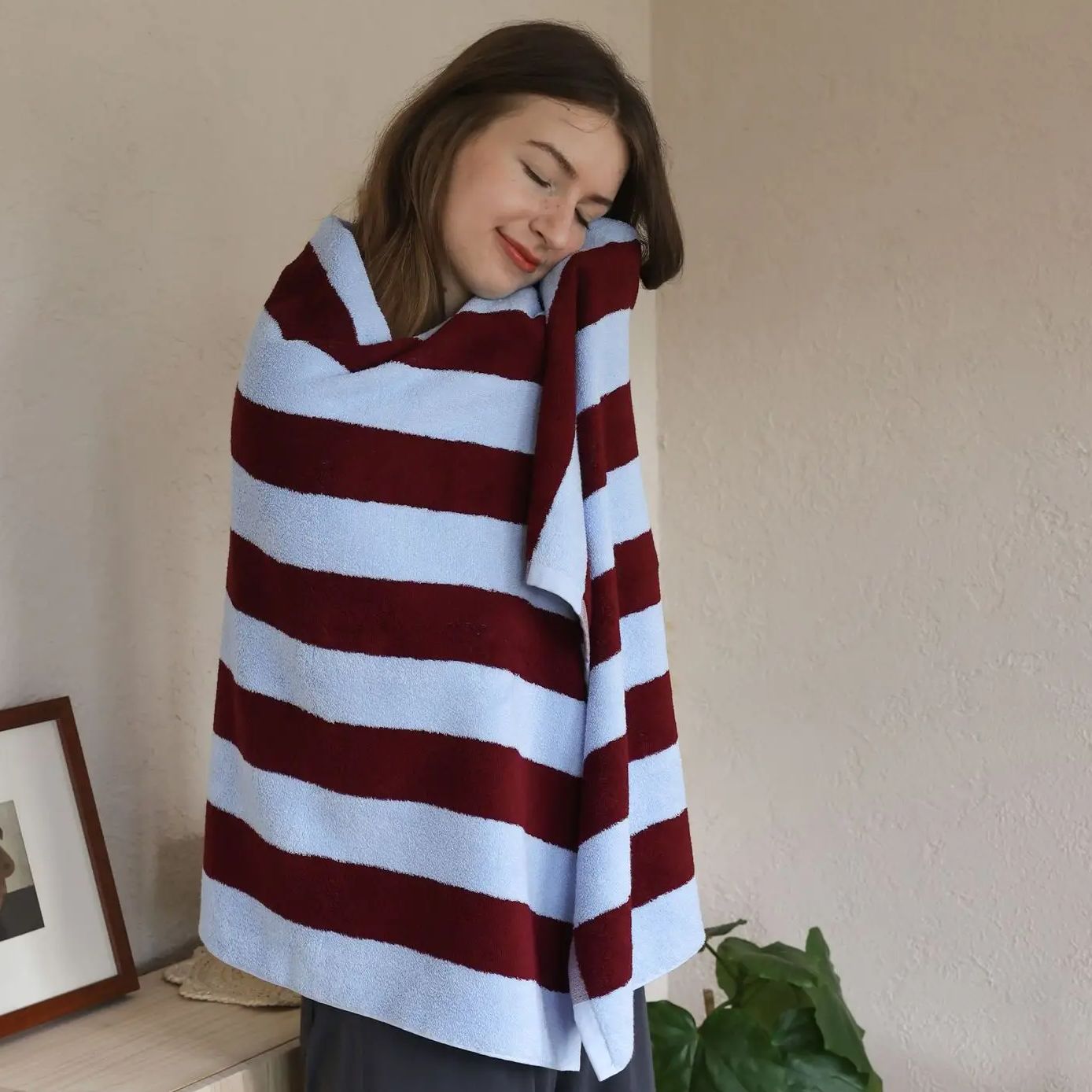 Retro Striped Pure Cotton Towe - مراجعة Cloth Face Mask Washable وسعره