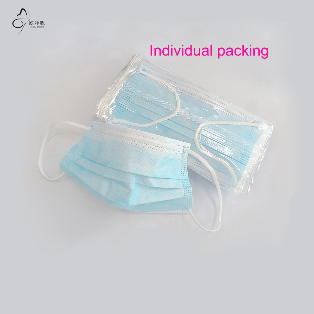100PCS Blue Big Size Disposabl - مراجعة Disposable Mask Blue وسعره