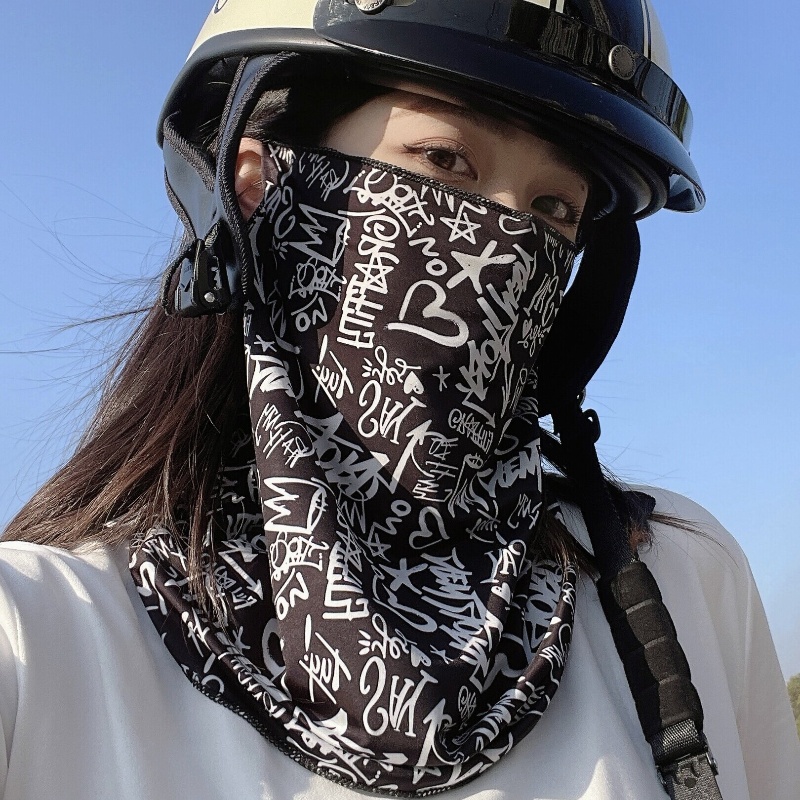 Full Face Cycling Mask Ice Sil - مراجعة Sports Mask Breathable وسعره