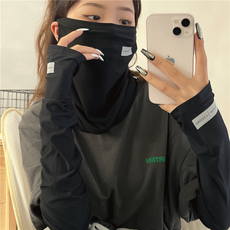 2Pcs Set Sun UV Protection Arm - مراجعة Sports Mask Breathable وسعره