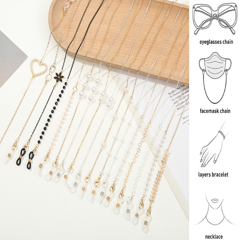 2022 Fashion Glasses Chain for - مراجعة Mask Chain Holder وسعره