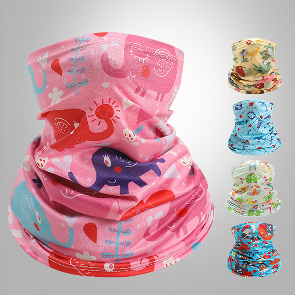 Kids Neck Cover Cute Ice Silk  - مراجعة Kids Face Mask وسعره