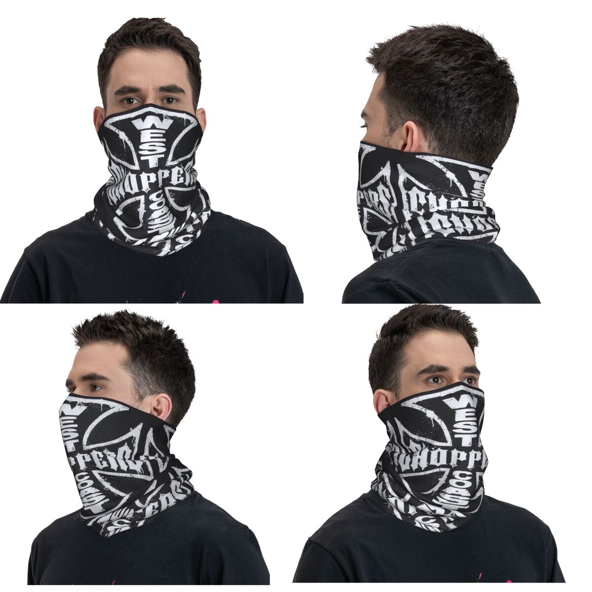 West Coast Iron Cross Choppers - مراجعة Neck Gaiter Face Cover وسعره