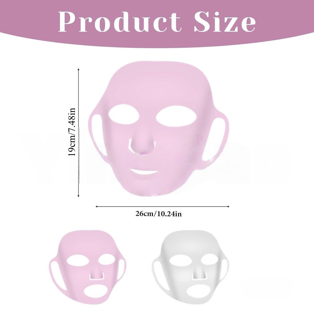 1/2PCS 3D Reusable Wrinkle Smo - مراجعة Silicone Mask Bracket وسعره