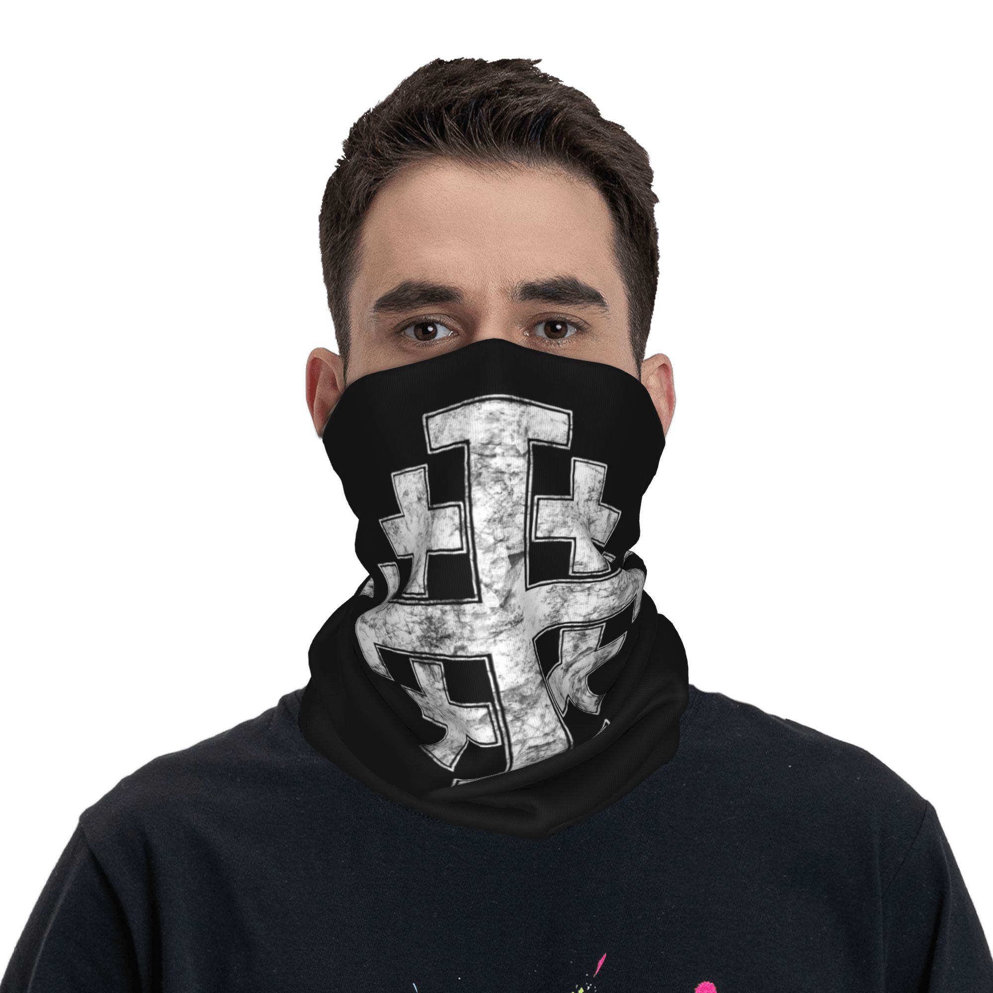 Knight Jerusalem Cross Christi - مراجعة Neck Gaiter Face Cover وسعره